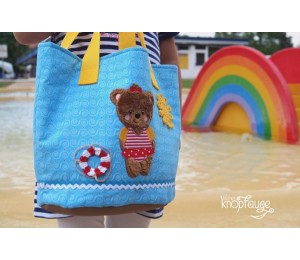 Stickdatei - zARTbesaitet - Schwimmbärin